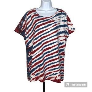 Women's Tie-Dye S/S Top | XXL